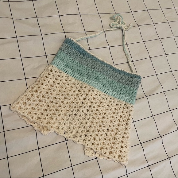 Handmade Crochet Halter Top - Picture 2 of 10